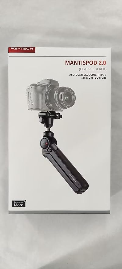 PGYTECH MANTISPOD 2.0 Mini Tripod for Camera Vlogging, Small Travel Stand for Sony/Canon/Nikon/Fujifilm SLR DSLR, Pocket Video Vlog Desktop Shooting Selfie Mount