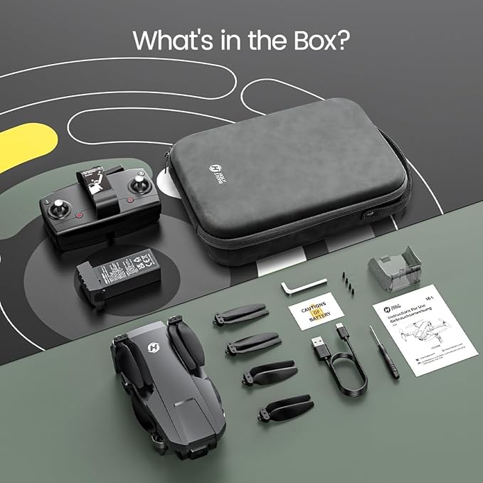 Holy Stone HS720R 3 Axis Gimbal GPS Drones with Camera for Adults 4K EIS; FPV RC Drone, Foldable Quadcopter with 10000 Feet Video Transmission Control Range, Brushless Motor, Follow Me, Auto Return