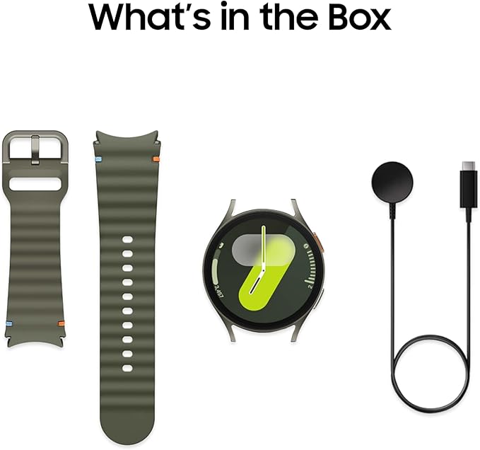 Samsung Galaxy Watch 7 44mm Bluetooth AI Smartwatch w/Energy Score, Wellness Tips, Heart Rate Tracking, Sleep Monitor, Fitness Tracker, 2024, Green [US Version, 1Yr Manufacturer Warranty]