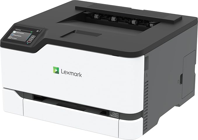 Lexmark CS431dw Color Laser Printer with Interactive Touch Screen, Full-Spectrum Security and Print Speed up to 26 ppm, White,Small (4-Series)(40N9320)