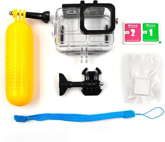 Waterproof Diving Housing for Insta360 Ace Pro Black,Waterproof Down to 60M/196FT,Underwater Photography Housing for Diving, Snorkeling with Floating Hand Grip