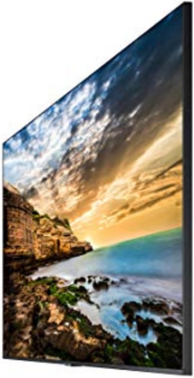 SAMSUNG Business QE50T 50-inch 4K UHD 3840x2160 LED Commercial Signage Display, HDMI, USB, Speakers, 3-Yr Wrnty, 16/7 Operation, 300 nit (LH50QETELGCXGO), Black