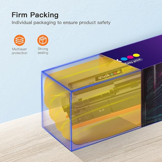 E-Z Ink 410A Toner Cartridge High Yield Replacement for HP 410A CF410A 410X CF411A CF412A CF413A for HP Color Laserjet Pro MFP M477fnw Toner M477fdw M477fdn M452dn M452nw M477 M377 Printer (4-Pack)