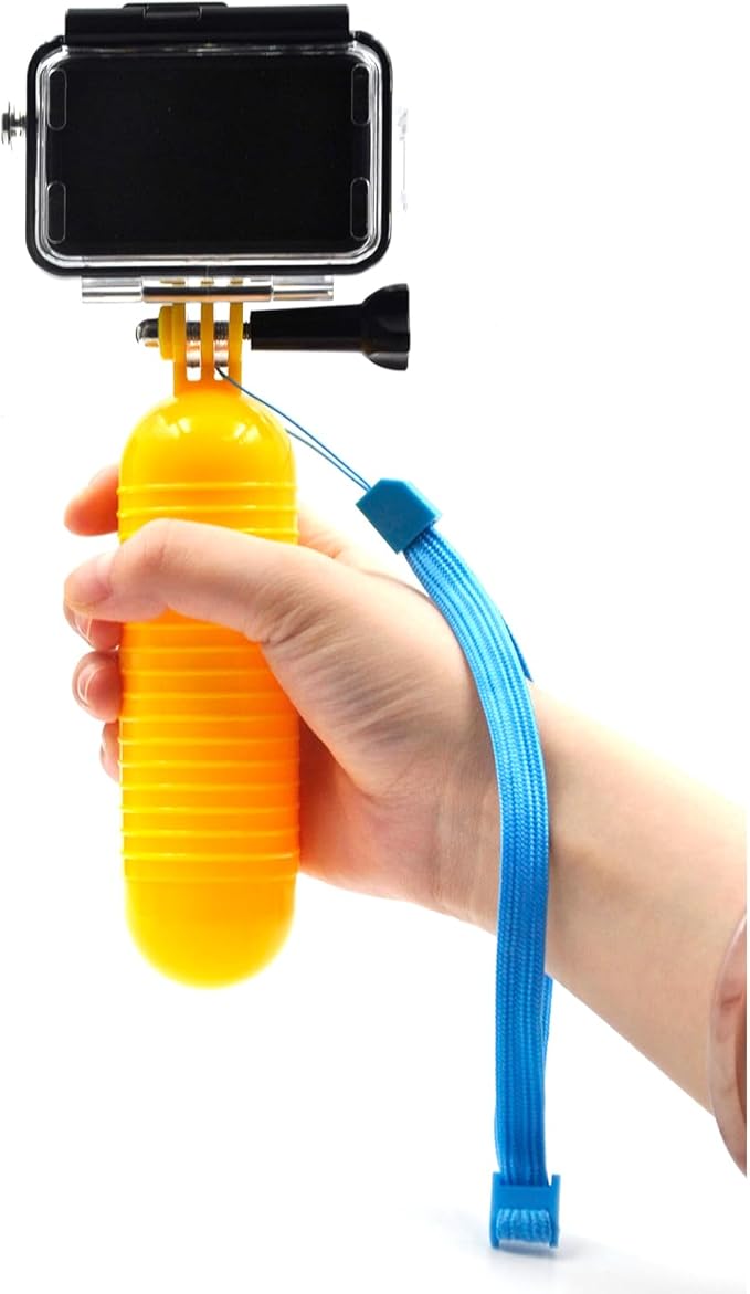 Waterproof Diving Housing for DJI Osmo Action 4 Action 3,Waterproof Down to 60M/196FT Underwater Photography Housing for Diving, Snorkeling with Floating Hand Grip