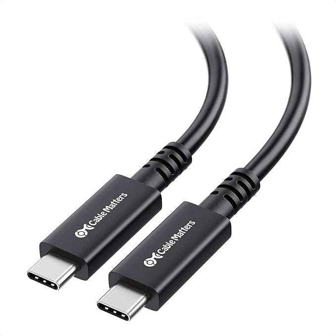 Cable Matters 20Gbps Active USB4 Cable 16.4 ft / 5m, Supports Up to [4K@60Hz Video, 60W Charging, 20Gbps Data Transfer] Compatible with Thunderbolt 4, USB C for VR Headset, MacBook, XPS, Surface Pro