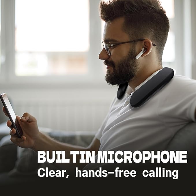 Wireless Neck Speakers - 3D Surround Sound & Ergonomic Design, 24H Playtime,Fashionable Style for Gym/Travel Home, Office, and Outdoors