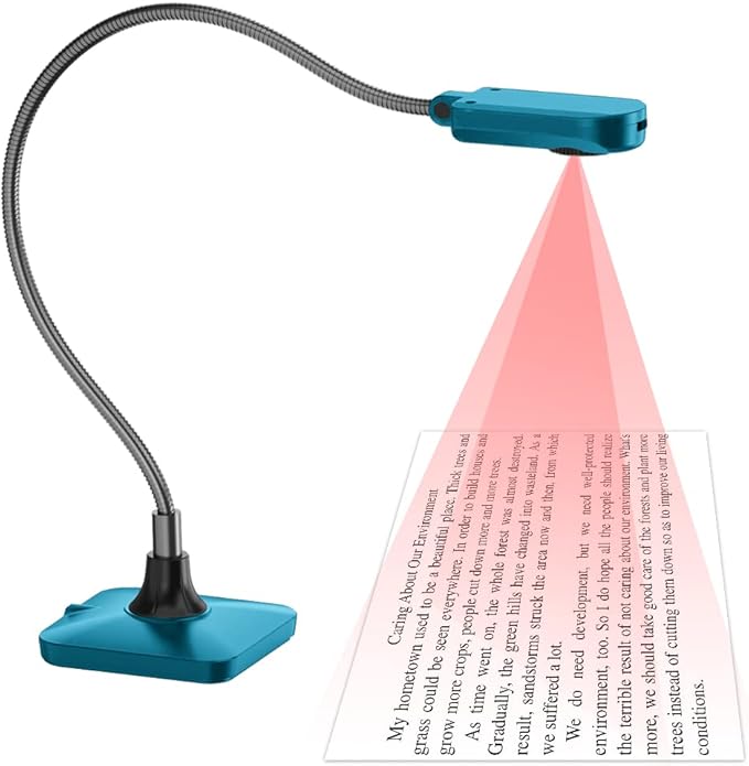 Document Camera (Blue) Ultra High Definition 5MP USB Document Camera — Mac OS, Windows, Chromebook Compatible for Live Demo, Web Conferencing, Distance Learning, Remote Teaching,Scanner