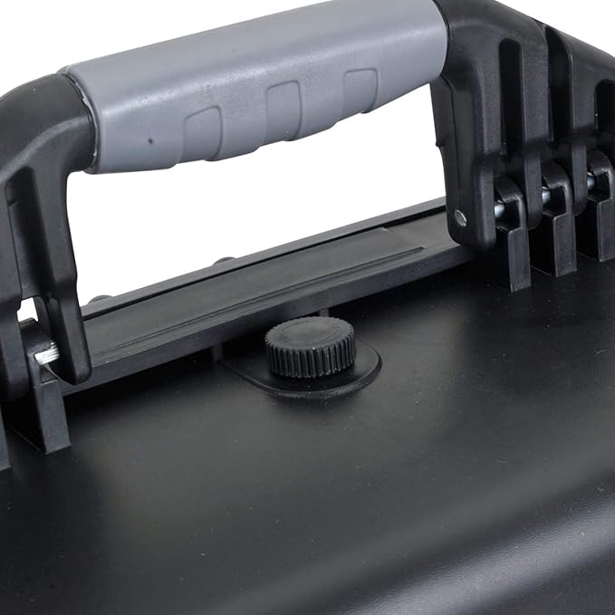 MEIJIA Portable All Weather Waterproof Protective Hard Case,Compact Camera Case with Customizable Fit Foam,Fit Use of Drones,Camera,Equipments, Elegant Black,20.62 x16.85x8.11inches