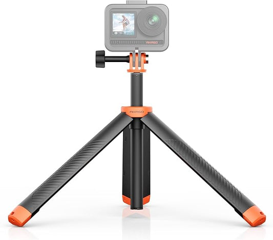 AKASO Floating Selfie Stick Tripod for Gopro Hero 13/12/11/10/ 9/Max/DJI Osmo Action EK7000/Brave 4/Brave 7 LE/Brave 7 Action Camera Handle Mount Accessories