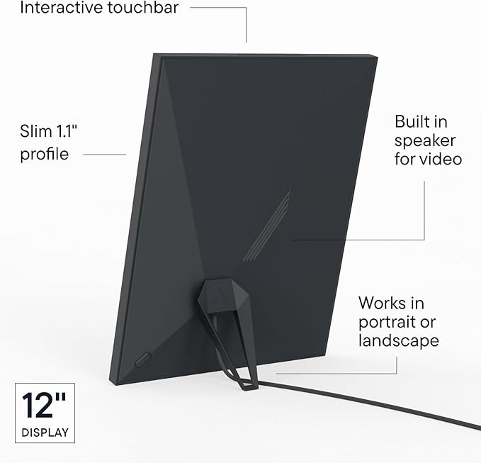 Aspen 12" | Aura's Most Versatile HD Digital Picture Frame