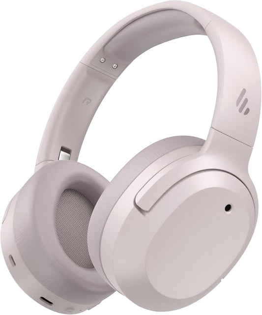 Edifier W820NB Plus Gen 2 Wireless Over-Ear Noise Cancelling Headphone, -49 dB ANC, LDAC Hi-Res Audio, 88H Playtime, Spatial Sound, AI Clear Calls, Bluetooth V6.1 & Multipoint - Smoky Pink
