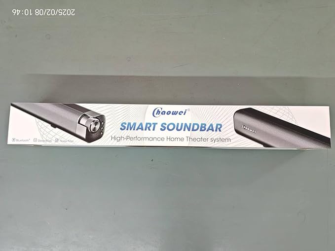 Chaowei Sound Bar for Smart TV 37 Inch 120W Bluetooth 5.0 Speaker with Builtin Subwoofers, 2.1Ch 3D Surround Sound System with 8 Speakers,7 Sound Modes,4EQ,AUX/HDMI ARCOPT\USBBT Connect