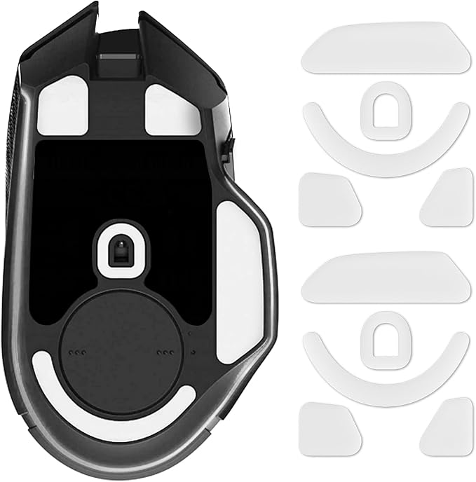 2 Pack V3 Pro Wireless Gaming Mouse Feet Sliding Stickers, Mice Glass Skates Pad, Replacement Glide Stickers for Smooth Control and Precision on Any Gaming Surface (Glide Mice Skates, PTFE)