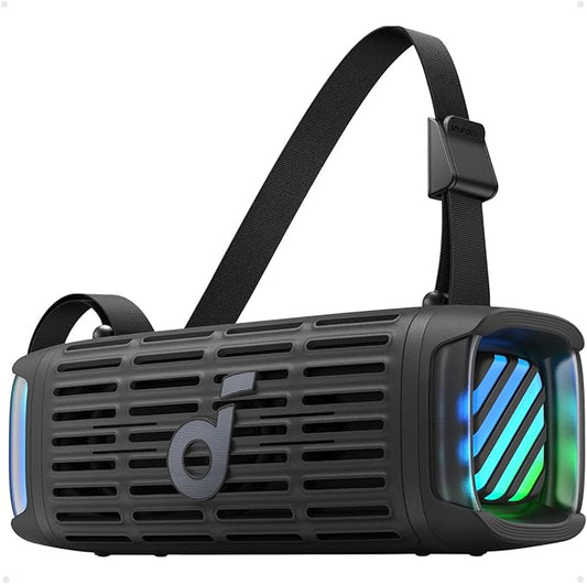 Soundcore Boom 3i by Anker, Rugged Outdoor Speakers, IP68 Waterproof, Floating Playback, Saltwater-Resistant, BassUp 2.0, 50W Portable Speaker, Bluetooth 5.3, 16H Playtime, TWS, Kayak/Fishing/Camping