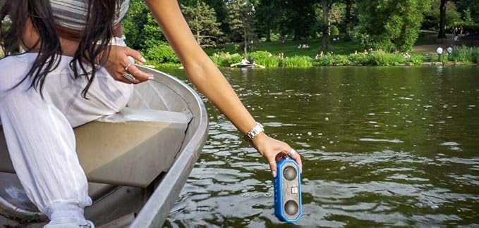 Altec Lansing LifeJacket H2O 4 - Waterproof Bluetooth Speaker, Durable & Portable Speaker with Voice Assistant, 10 Hour Battery Life & 100 Foot Range, Royal Blue