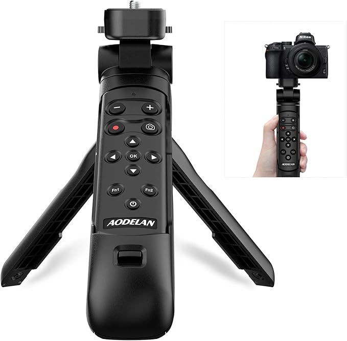 Wireless Camera Remote Control Shooting Grip Tripod with Shutter Release - Compatible with Nikon COOLPIX B600, A1000, P1000, Z50, Z30, P950 - for Travel, Vlogging, Photography