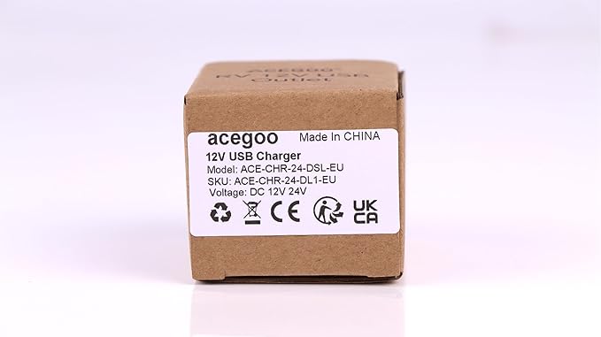 Acegoo RV USB Outlet All-Aluminum Type A + Type C Ports 12V/24V USB Charger, Recessed Mount 24W High-Speed Charging Socket, PD3.0 & QC3.0 Fast Charger for Camper Trailer Van Car Boat Golf Cart