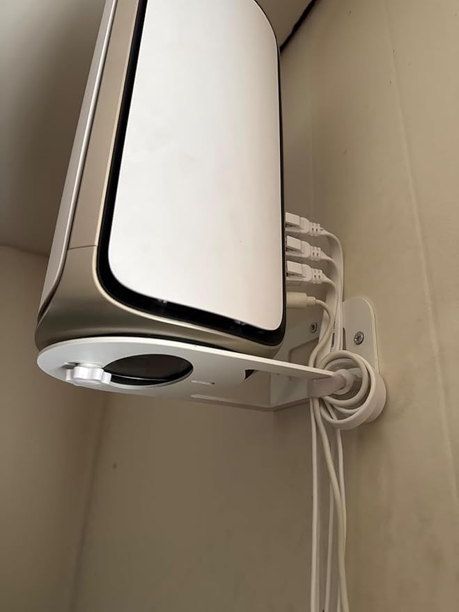 ALLICAVER WiFi 7 Wall Mount Kit, Wall Mount Bracket Sturdy Metal Made Compatible with All WiFi 7 Routers RBE970 RBE870 RBE770 Series and Nighthawk Dual-Band WiFi 7 Router (2 Pack)