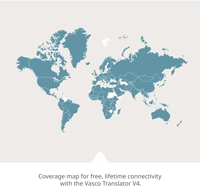 Vasco V4 Language Translator Device | 112 Languages | Free Lifetime Internet in Almost 200 Countries | Ruby Red