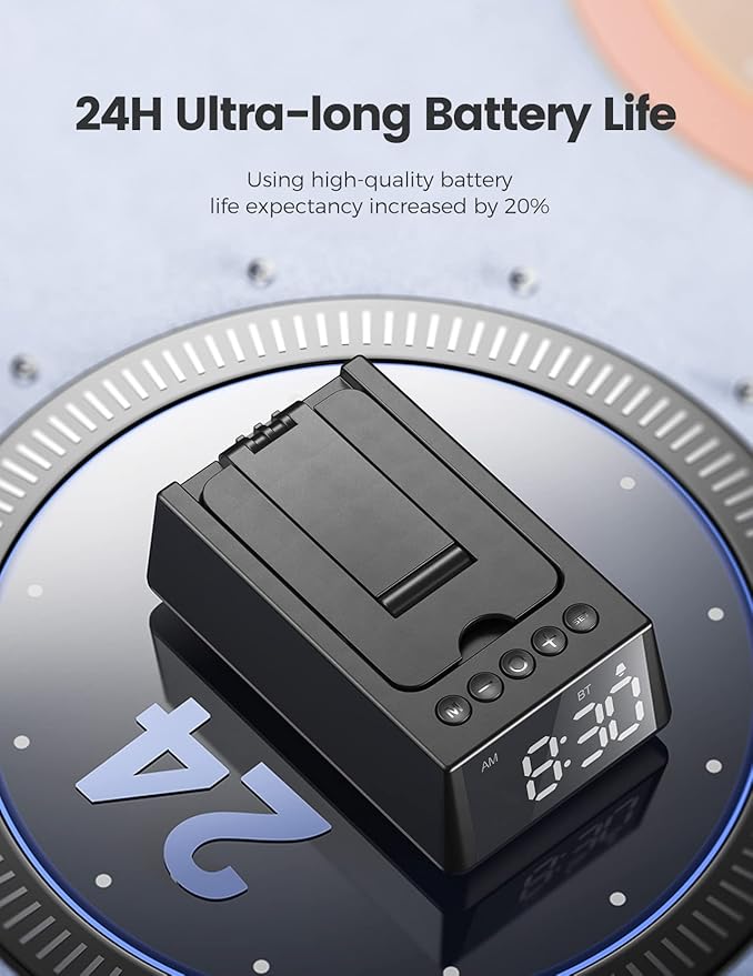 CHIFENCHY Birthday Gifts for Men Women-Bluetooth Speaker with HD Sound, Stocking Stuffers White Elephant Gifts for Adults, Kitchen Gadgets for Anniversary Idea Gift for Dad Mom Husband Wife(Black)