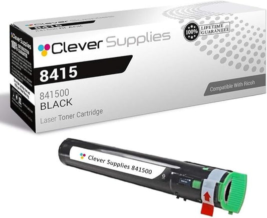 CS Replacement Toner Cartridge Compatible with Ricoh C2051 841500 Black Color Laser Aficio MP C2051 Aficio MP C2551 Black