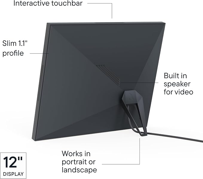 Aspen 12" | Aura's Most Versatile HD Digital Picture Frame