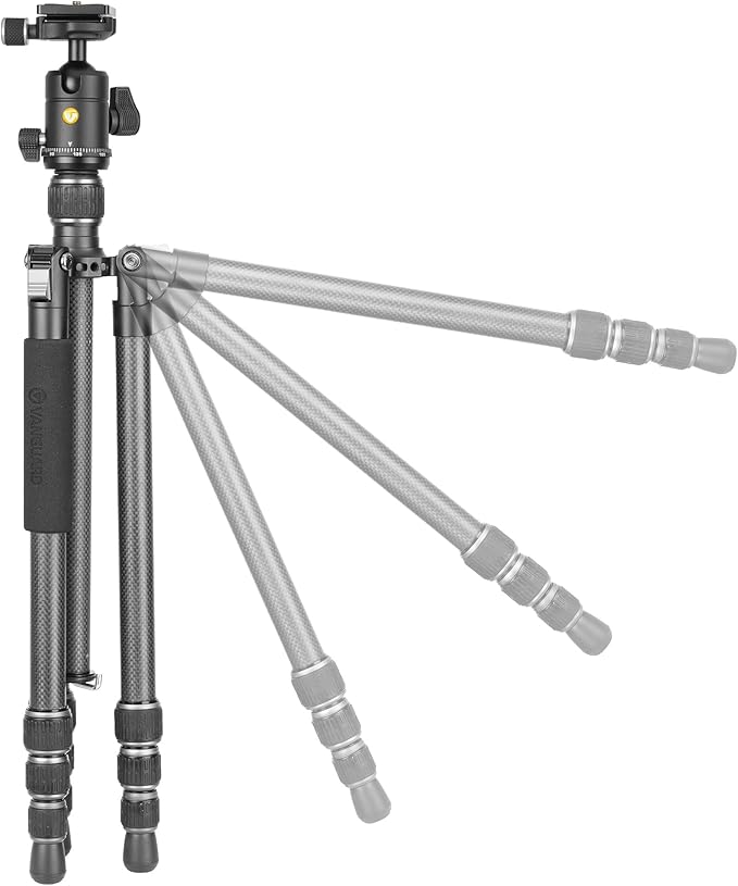 Vanguard Vesta GO 264CB Carbon Fiber Travel Tripod with VEO BH-60 Ball Head