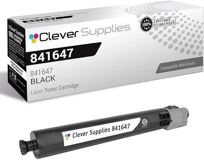 CS Replacement Toner Cartridge Compatible with Ricoh C3002 841647 Black Color Laser Aficio MP C3002 Aficio MP C3502 Black
