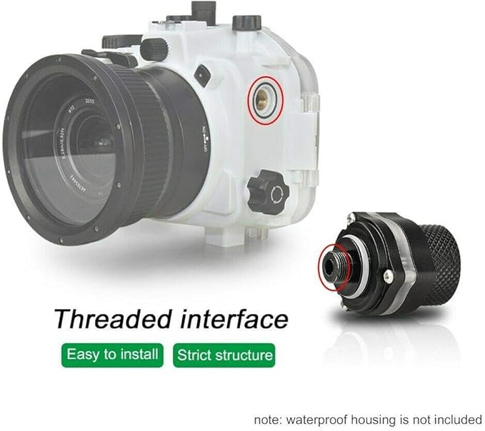 SeaFrogs Vacuum Pump VPS-100 Pre-Dive Vacuum Leak Check System for Seafrogs Meikon Underwater Camera Housings Case with Vacuum Pump System Design