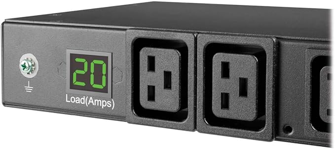 Tripp Lite PDU Metered 8 C13 2 C19 3.2/3.8kW 208/240V L6-20P 6ft Cord 1URM (PDUMH20HVL66)