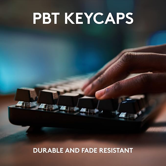 Logitech G413 TKL SE Mechanical Gaming Keyboard - Compact Backlit Keyboard with Tactile Mechanical Switches, Anti-Ghosting, Compatible with Windows, macOS - Black Aluminum