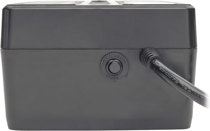 Tripp Lite 750VA UPS Battery Backup Surge Protector Efficient ENERGY-STAR Certified, AVR, 12-Outlet Uninterruptible Power Supply, Dataline Protection, 3-Year Warranty & 100,000 Insurance (ECO750UPS)