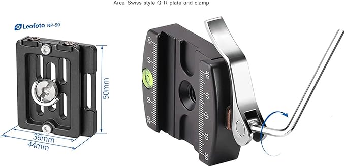 Leofoto Professional Camera Tripod, 50" Compact Carbon Fiber Tripod for DSLR Video Camcorder, 4 Leg Sections, 360° Ball Head, Max Load 8KG/18Lb (LS-254CX+LH-30LR)