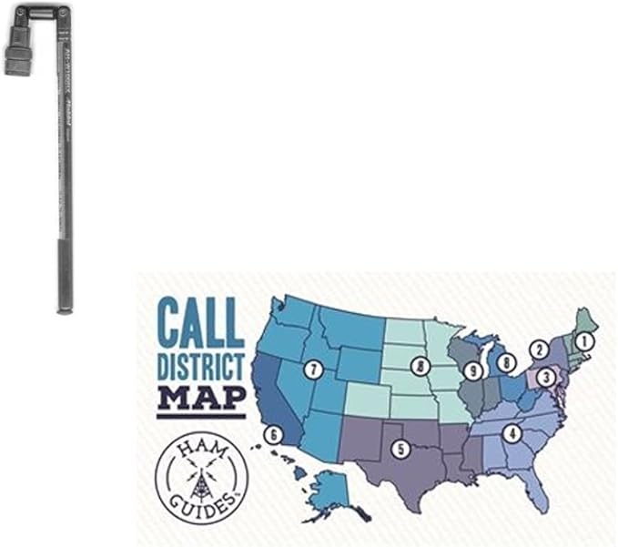 Bundle - 2 Items - Comet Scanner 50-900 MHz SMA and Ham Guides TM Pocket Reference Card