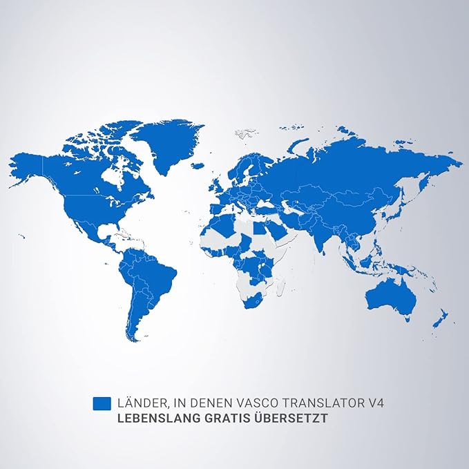 Vasco V4 Language Translator Device | 112 Languages | Free Lifetime Internet in Almost 200 Countries | Pearl White