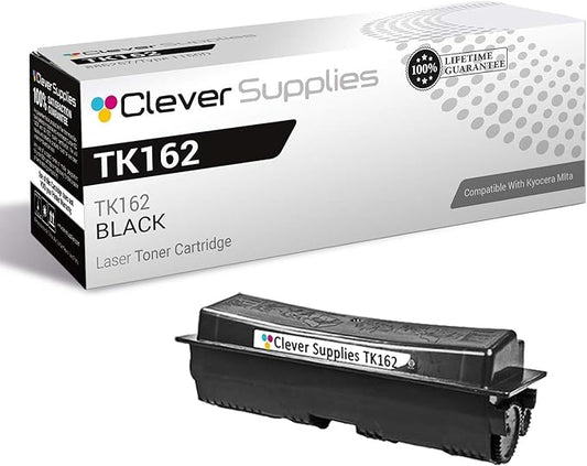 CS Replacement Toner Cartridge Compatible with Kyocera-Mita TK162 Black FS-1120D Black