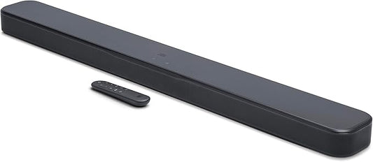 JBL Bar 300MK2-5.0 Channel All-in-one soundbar with Dolby Atmos®, MultiBeam™ 3.0 & PureVoice 2.0, Easy Sound Calibration, ONE App and Works with Voice Assistant-Enabled Speakers (Black)