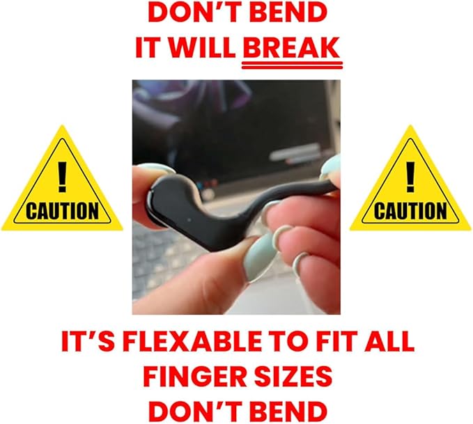 AirKlc Finger Ring Mouse, Bluetooth Touchpad, Cursor Control, Video Scroll, Compatible with PC, Laptop, Mobile, Tablet