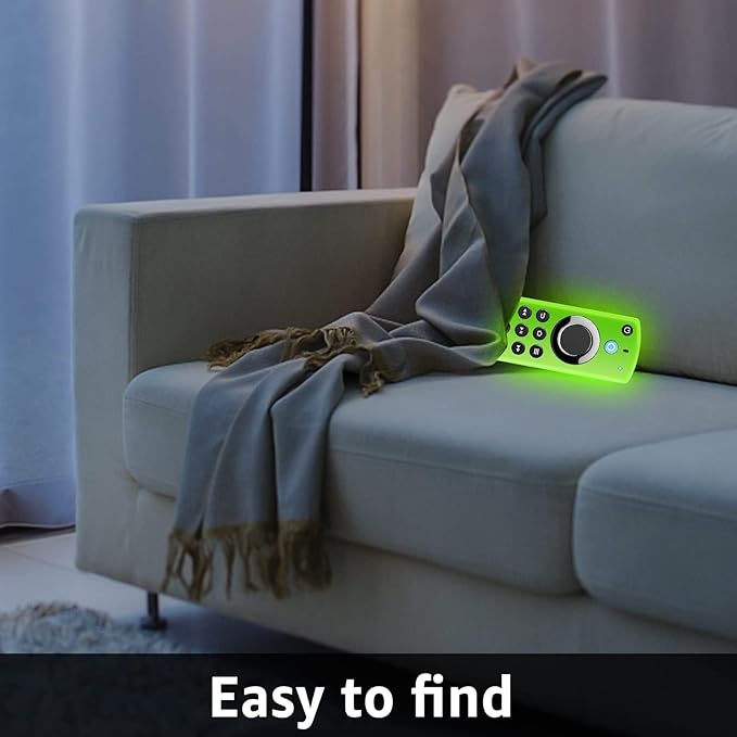 [3-Pack] Climberer Firestick Remote Cover Compatible fireStick Remote Easier to find, Compatible with Firestick 4k HD | FireCube | FireStick HD Remote (Fluorescent Green/Yellow/Pink)