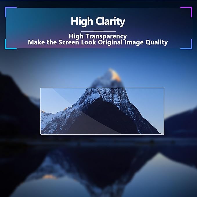 SXCY for 2025 Lincoln Aviator Screen Protector [Second Row Display] 5.8 Inch 2025 Aviator Accessories 2025 Aviator Console Screen Protector[2PCS Nano]