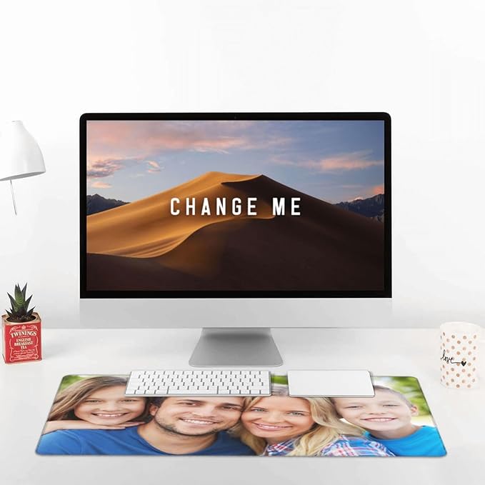 10 Pcs Custom Mousepad with Photo Logo Text, Bulk Mouse Pad Custom, Custom Desk Mat, Custom Mousepad Company, Precise Tracking, Great Gift for Men Boyfriend Husband, 16in*29.5in