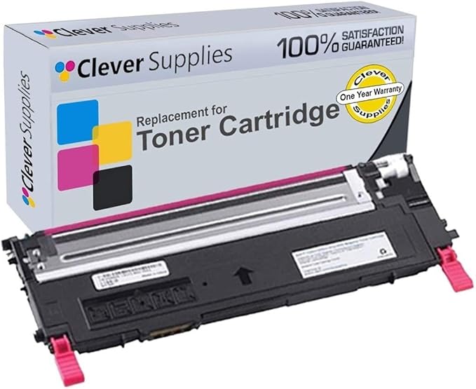 CS Replacement Toner Cartridge Compatible with Dell 1235 330-3014 Magenta 1230 1230c 1230cn 1235 1235c 1235cn Color 1000 Page Yield