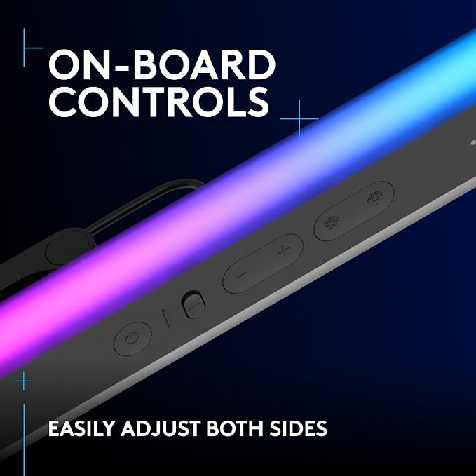 Logitech G733 Lightspeed Wireless Gaming Headset + Litra Beam LX Premium Dual-Sided RGB LED Streaming Key Light - Lilac