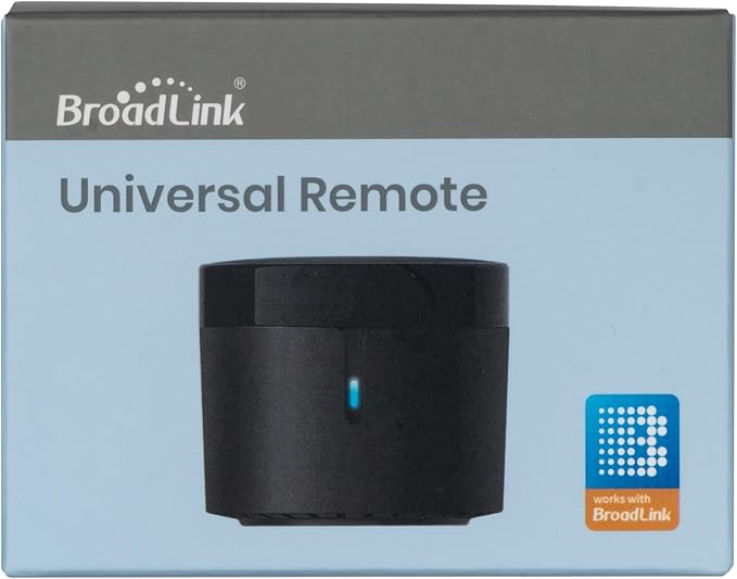 BroadLink RM4mini Smart Remote Hub with Sensor Cable -WiFi IR Blaster for TV Remote, Smart AC Controller, Works with Alexa/Google Home/IFTTT
