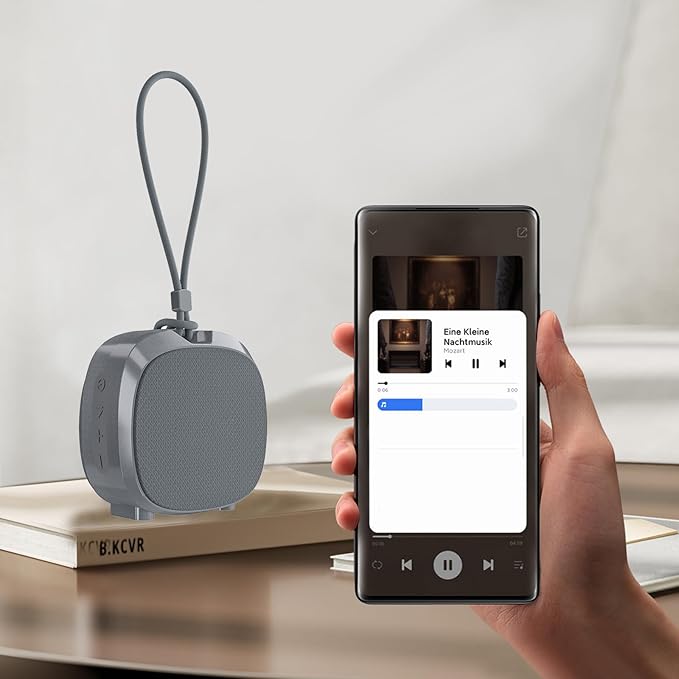 Bluetooth Speaker Portable Media Players Clear Loud Stereo Sound Deep Bass Wireless Speaker With Lights TWS IPX5 Waterproof Small Speakers Long Playtime for Home/Party/Outdoor/Beach Electronic Gadgets