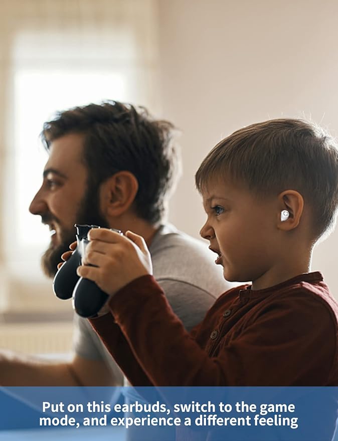 Wireless Earbuds, Wireless Earphones with Microphone, Cartoon Earset with Charging case 32H Playtime,Waterproof,HiFi Stereo in Ear Headphone for Kids Adult