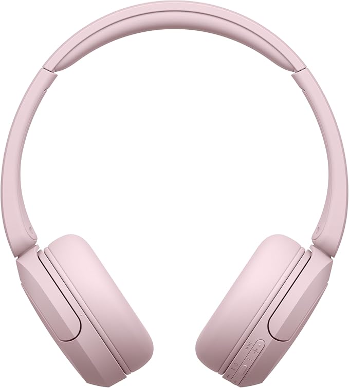 Sony WH-CH520 Wireless Headphones Bluetooth On-Ear Headset with Microphone and up to 50 Hours Battery Life with Quick Charging, Pink