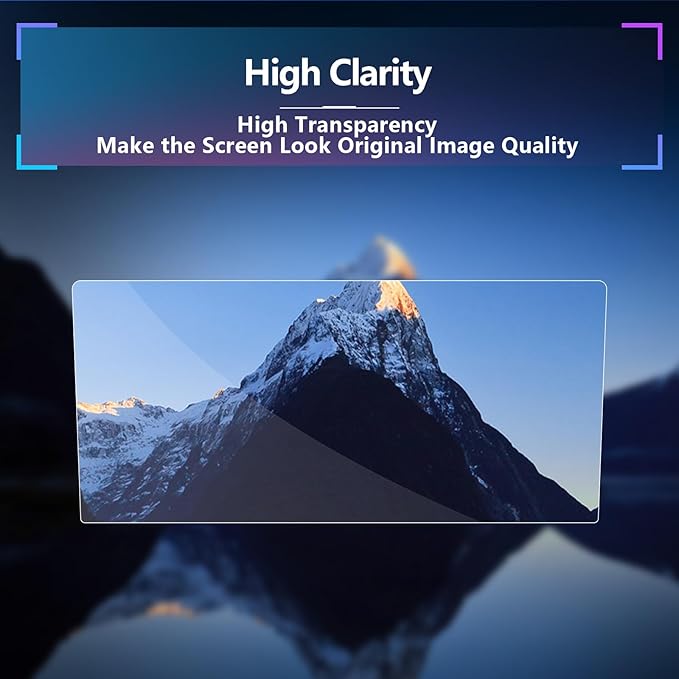 SXCY for 2025 Lincoln Aviator Screen Protector 13.2 Inch 2025 Aviator Accessories 2025 Aviator Navigation Infotainment Screen Protector[2PCS Nano]