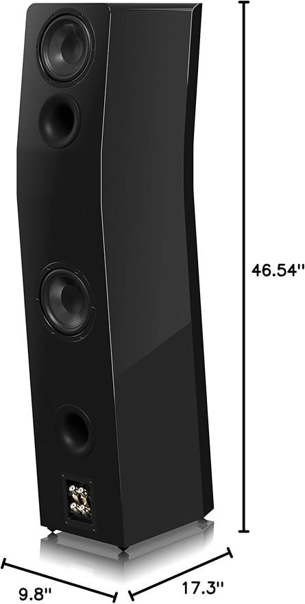 SVS Ultra Evolution Titan 3-Way Tower Speaker with Quad 6.5" Woofers - Each (Piano Gloss Black)