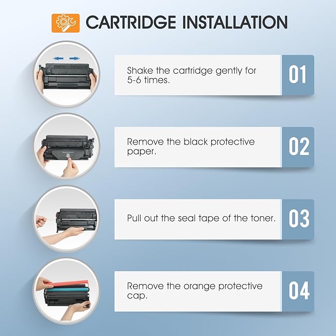 26A CF226A Toner Cartridge 26X Compatible for HP 26A CF226A 26X CF226X Pro M402n MFP M426fdw M402dne M426fdn M402dn M402 M402dw M426 M426dw Printer Black Ink 4 Pack